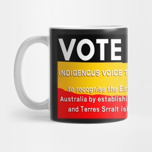 Vote Yes vintage to the Voice to Parliament youre the voice referendum Mug